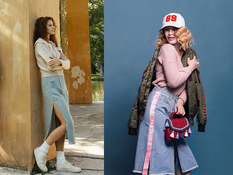 7 Mẫu chân váy jean dài và cách phối đồ TUYỆT VỜI cho bạn gái