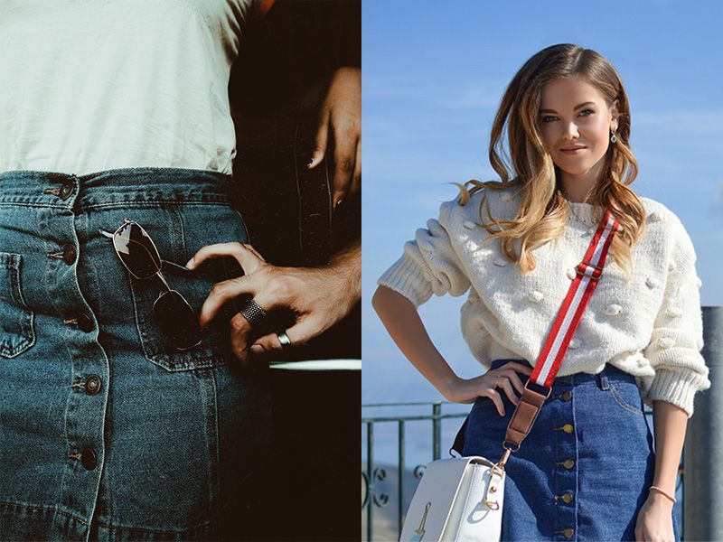 7 Mẫu chân váy jean dài và cách phối đồ TUYỆT VỜI cho bạn gái