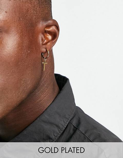 Page 2 - Men's Earrings | Stud, Hoop & Cross Earrings for Men | ASOS