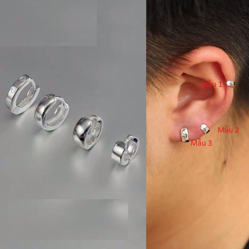 Tổng hợp Bông Tai Bạc Nam giá rẻ, bán chạy tháng 1/2023 - BeeCost