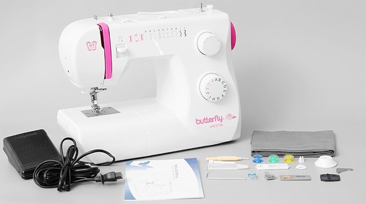 Máy may cơ Butterfly JH5311A Series có giá 1.587.000 VNĐ (Giá được cập nhật vào ngày 12/02/2023 và có thể thay đổi theo thời điểm) Máy may cơ gia đình Butterfly JH5311A có giá 1.587.000 đồng (giá cập nhật 12/02/2023, có thể thay đổi theo thời gian)