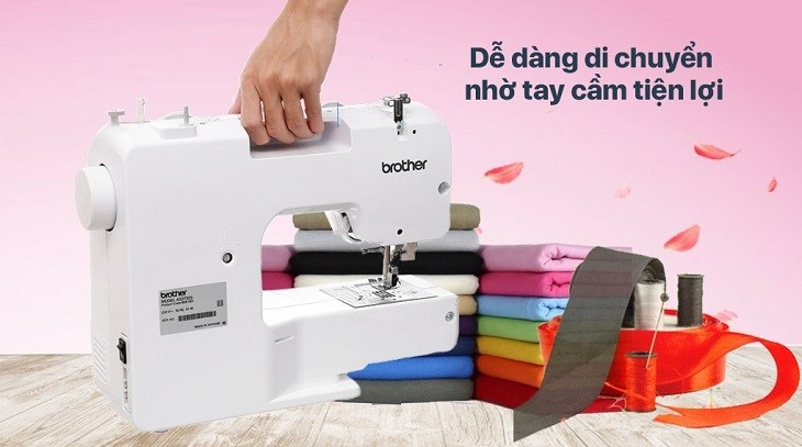 Máy may gia đình Brother AS2730S là mẫu máy may cơ, tay cầm dễ dàng di chuyển Máy may cơ gia đình Brother AS2730S thuộc kiểu máy may cơ, có tay cầm thuận tiện di chuyển