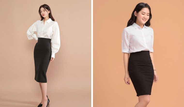Váy bút chì là gì? 9 cách phối đồ với chân váy bút chì siêu đẹp