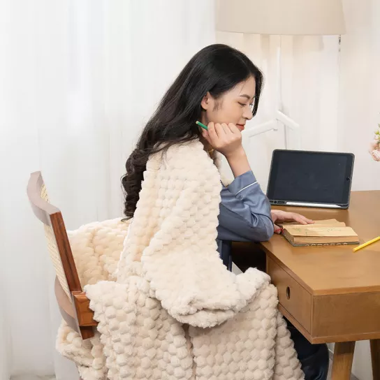 Chăn lông tuyết Microfiber Amando Fleece - Ảnh 4