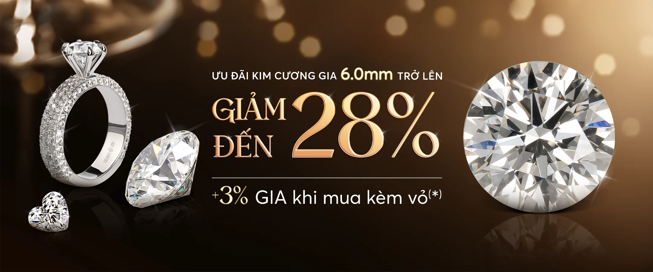 Khuyến mãi kim cương tháng 3