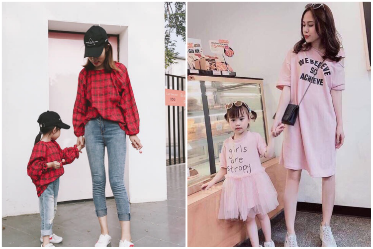 Những Mẫu Đồ Đôi Thời Trang Dành Riêng Cho Mẹ Và Bé Gái