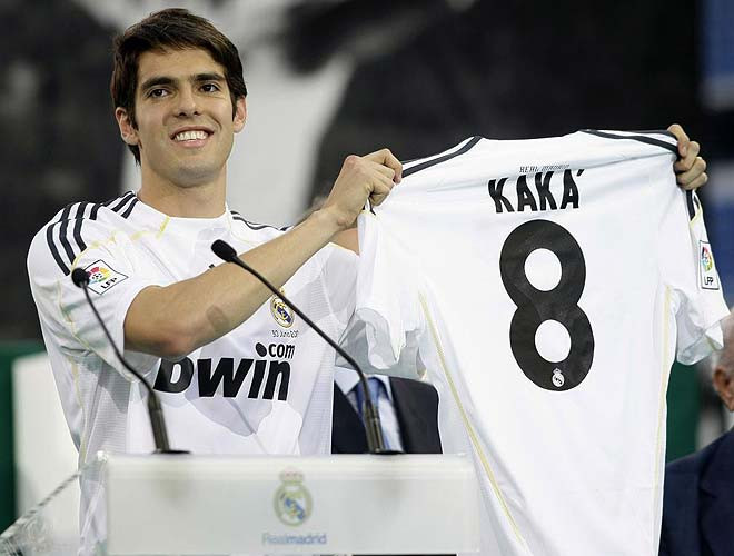 KaKa ra mắt Real Madrid với áo số 8 | Giáo dục trực tuyến và Báo Times