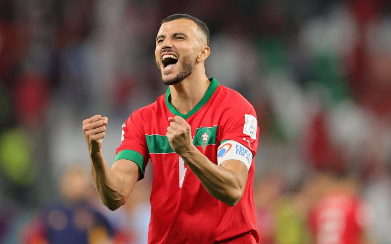 Romain Saïss tinh thần chuyên nghiệp